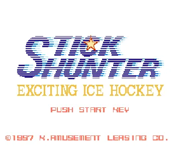 Stick Hunter - Exciting Ice Hockey (Japan) screen shot title